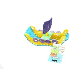 A &E Cages Nibbles Small Animal Loofah Chew Toy Boat; 1ea