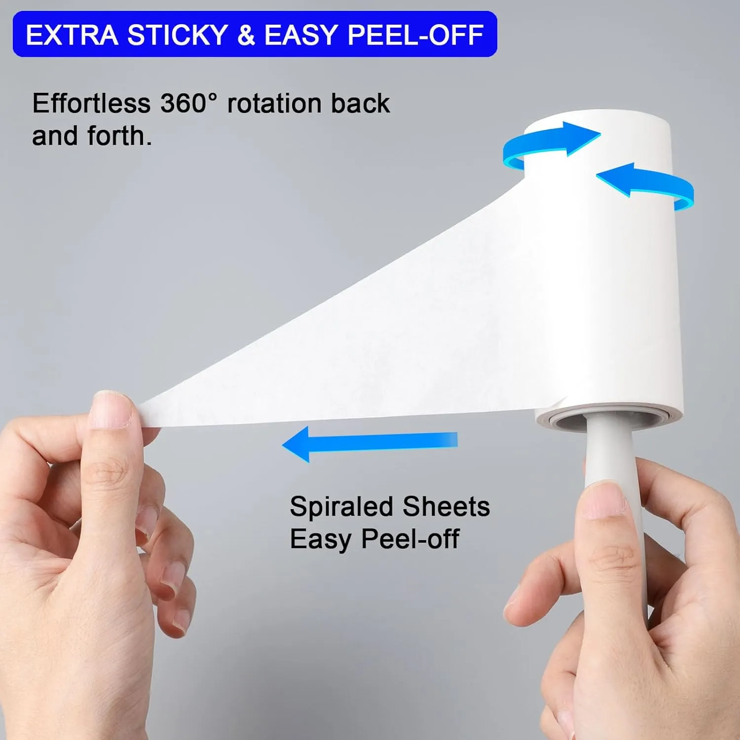 BAILALIBO Lint Rollers for Pet Hair Extra Sticky, 660 Sheets Mega Value Set with 3 Handles 6 Refills, Lint Remover for Clothes, Furniture, Dog, Cat, Carpet