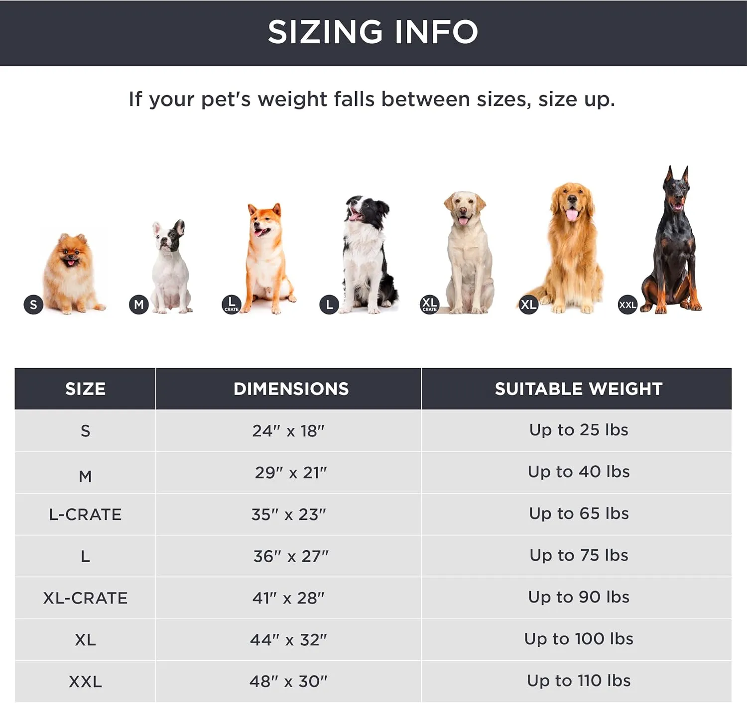 Bedsure Washable Dog Crate Bed for Large Dogs, Reversible Foam Floor Dog Mat, Lightweight Travel Flat Pet Beds for Indoor & Outdoor Dogs (35" x 23", Dark Grey)