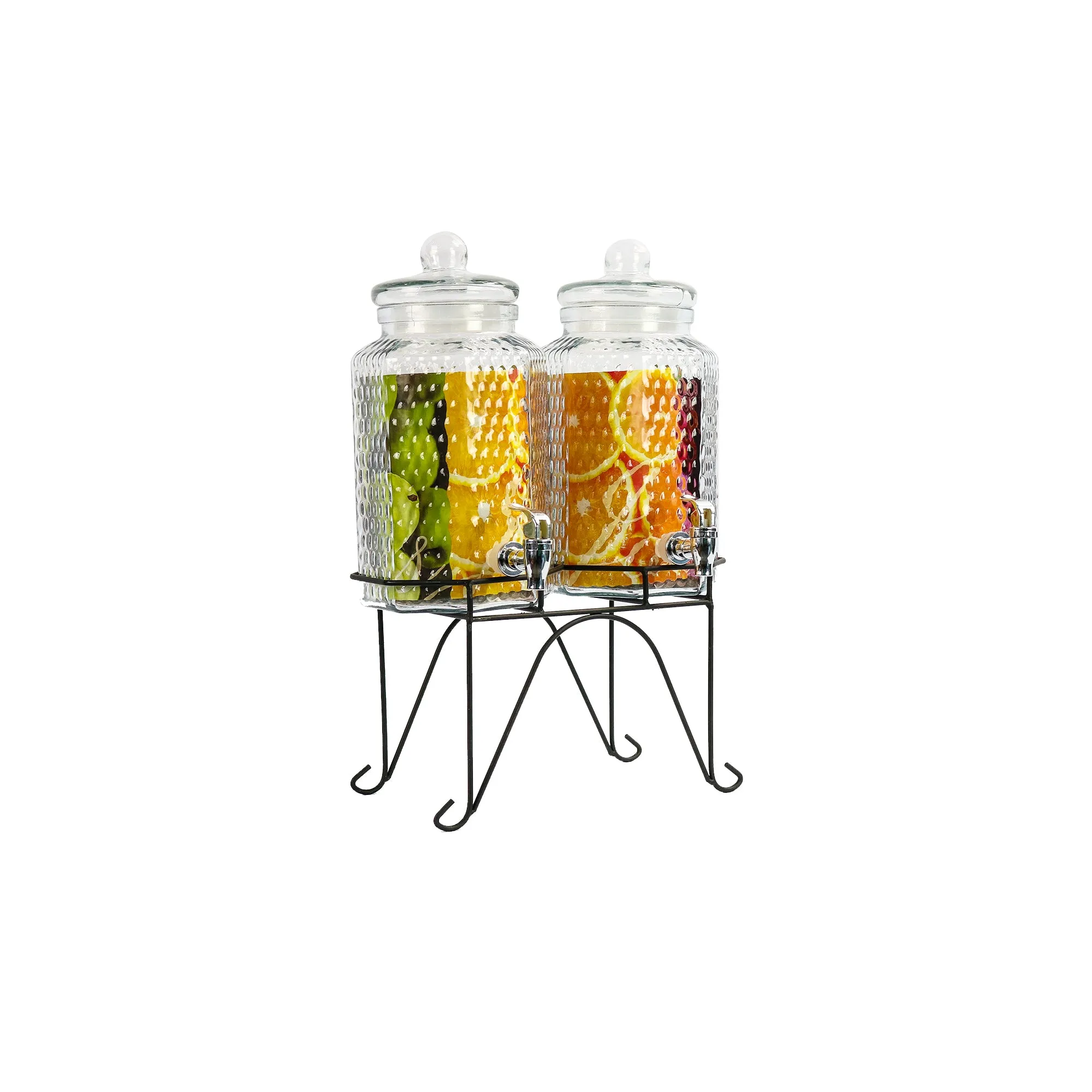 Beverage Dispenser 4L Glass 2 Piece with Stand  - 529