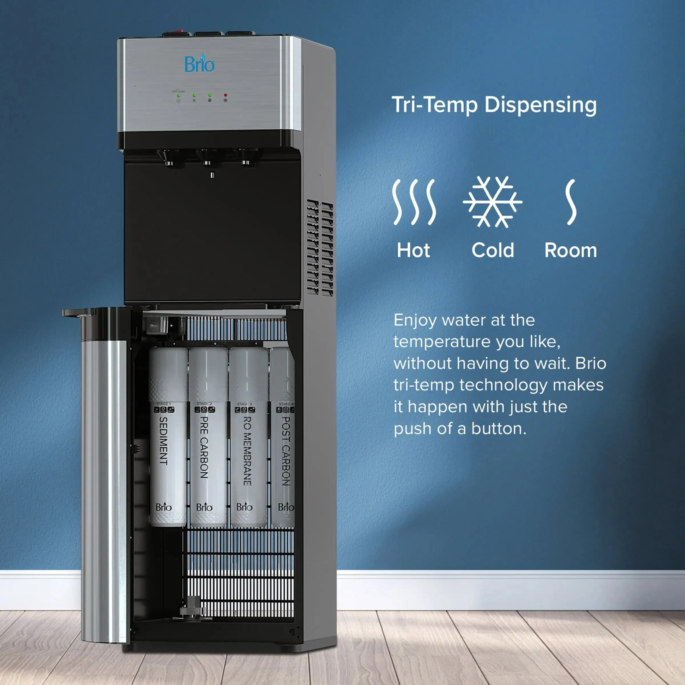Brio 500 Series Bottle-Less Water Cooler Water Dispenser