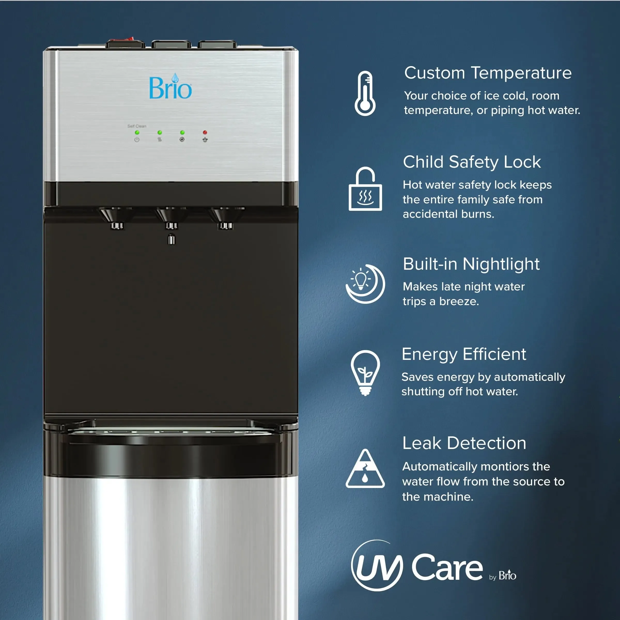 Brio 500 Series Bottle-Less Water Cooler Water Dispenser