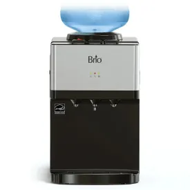 Brio Limited Edition Top Loading Countertop Water Cooler Dispenser Hot Cold and Room Temperature