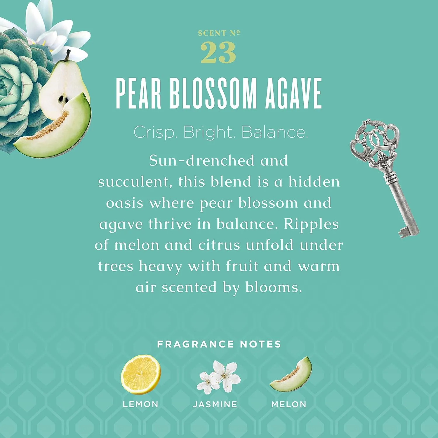 Caldrea Linen and Room Spray Air Freshener, Made with Essential Oils, Plant-Derived and Other Thoughtfully Chosen Ingredients, Pear Blossom Agave Scent, 16 oz