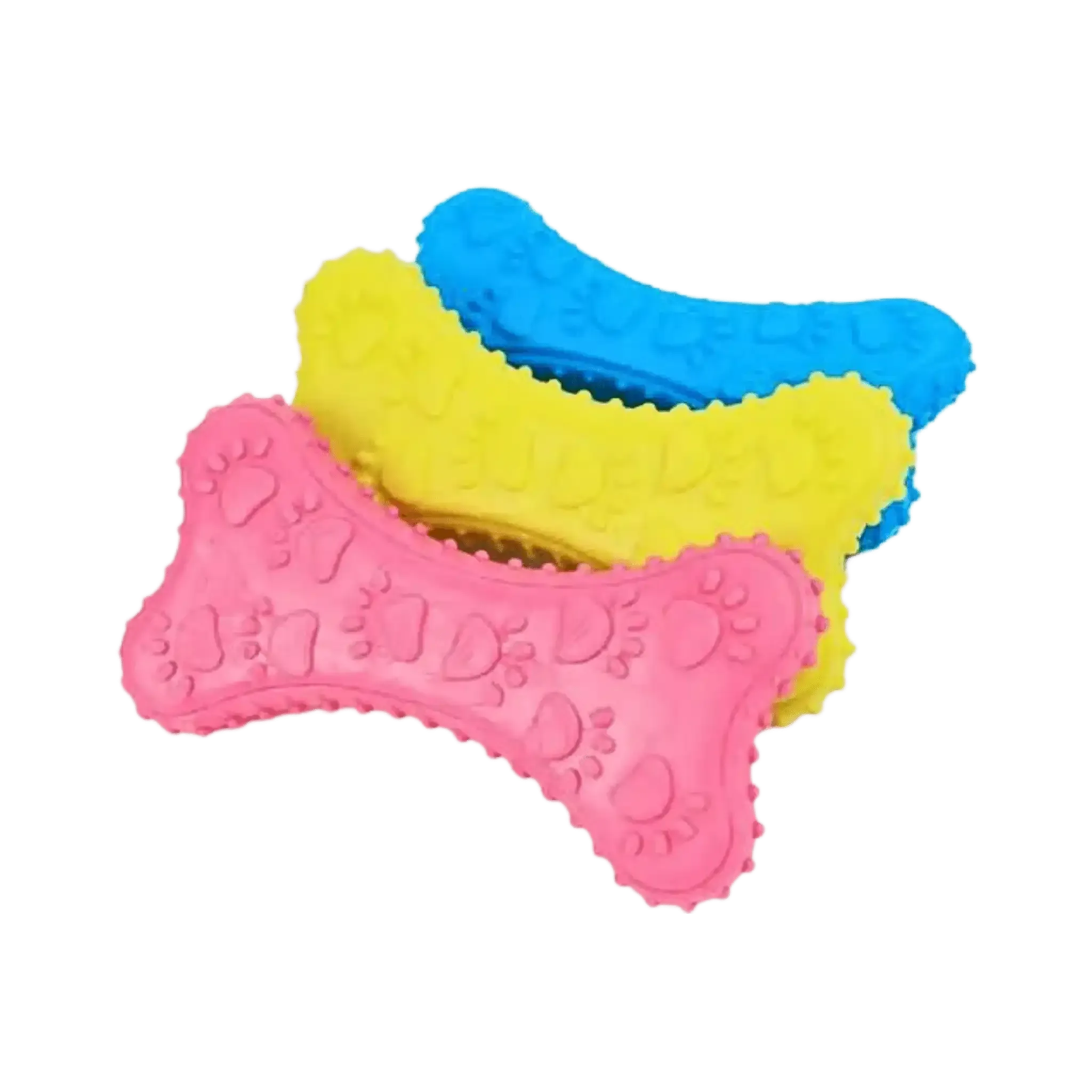 CANINE CREW RUBBER CHEW BONE TOY
