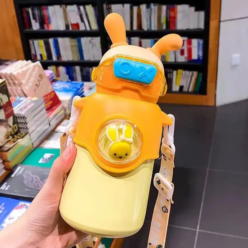 Cartoon Rabbit Stainless Steel Water Bottle