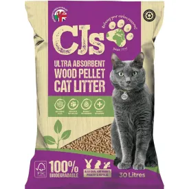 Cj's 30l Wood Cat Litter 30l