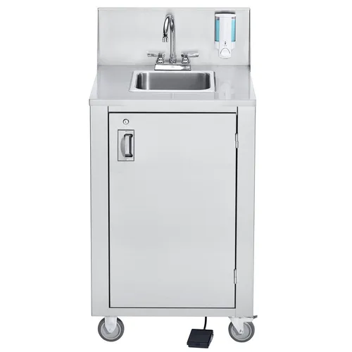 Crown Verity CV-PHS-4 Space Saver Single Bowl Portable Hand Sink