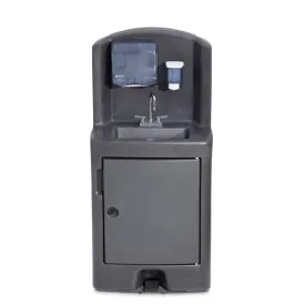 Crown Verity CV-PHS-5 60"H Portable Touchless Hand Sink w/ 6"D Bowl, Hot & Cold Water | Denson CFE
