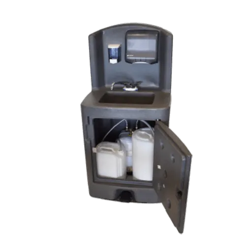 Crown Verity CV-PHS-5 60"H Portable Touchless Hand Sink w/ 6"D Bowl, Hot & Cold Water | Denson CFE