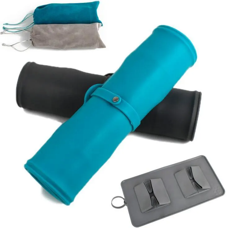 Foldable Pet Silicone Folding Food and Water Travel Bowl