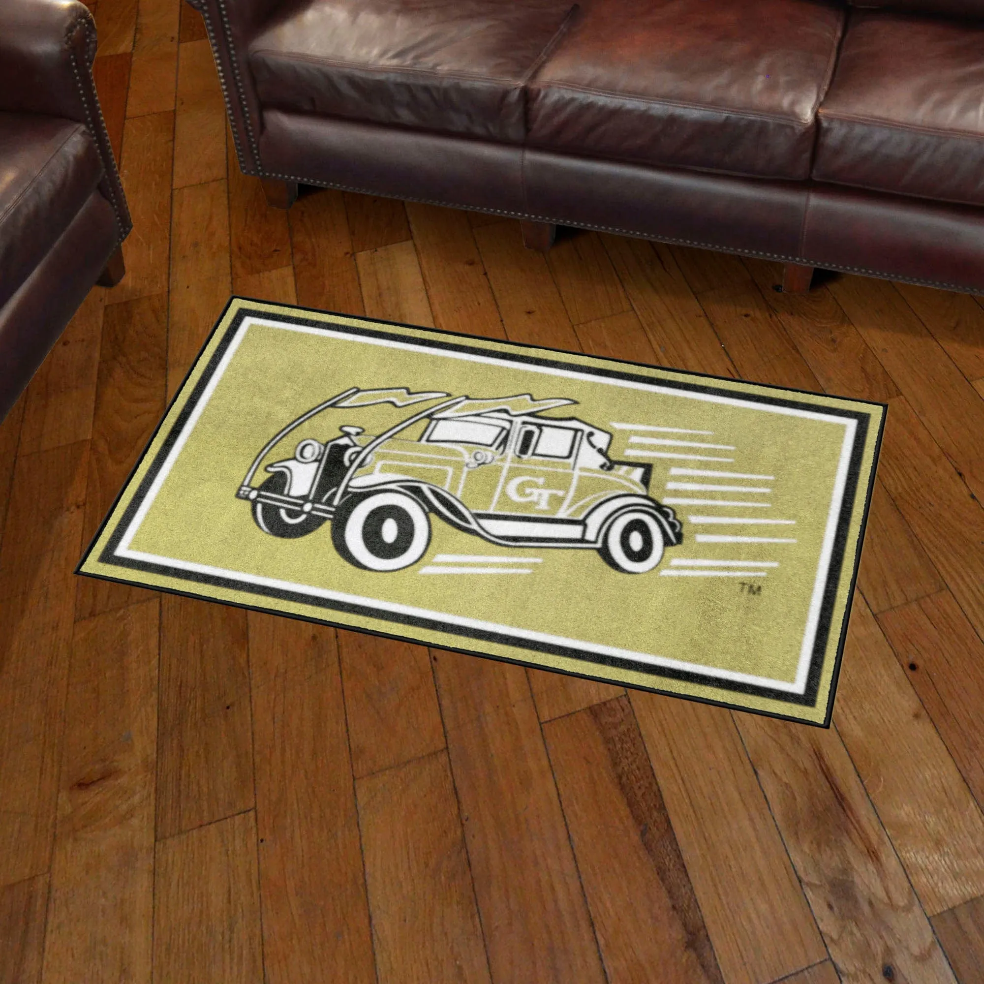 Georgia Tech Yellow Jackets 3ft. x 5ft. Plush Area Rug