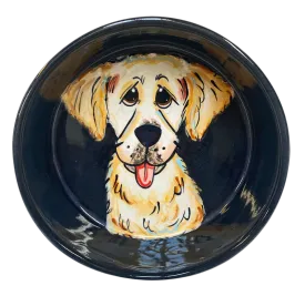 Golden Retriever Portrait Bowl