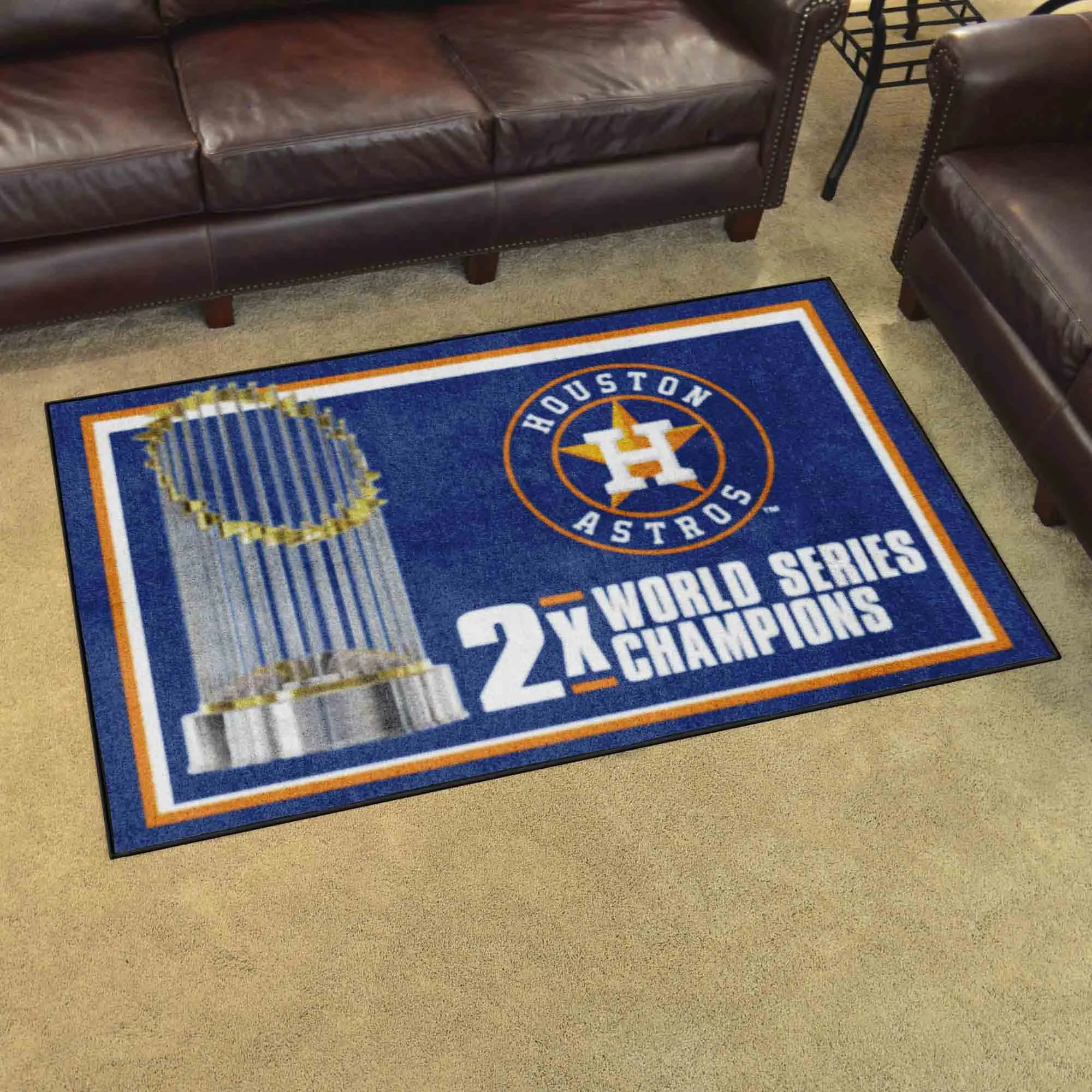 Houston Astros Dynasty 4ft. x 6ft. Plush Area Rug