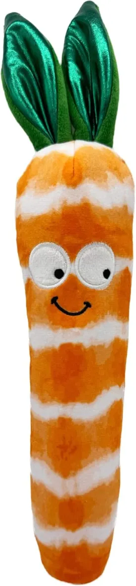 Huxley & Kent for Dogs - Sweet Carrot (Large) - Easter Spring Power Plush Funny Dog Toy with Squeaker - Funny Dog Toy - H&K Squeaky