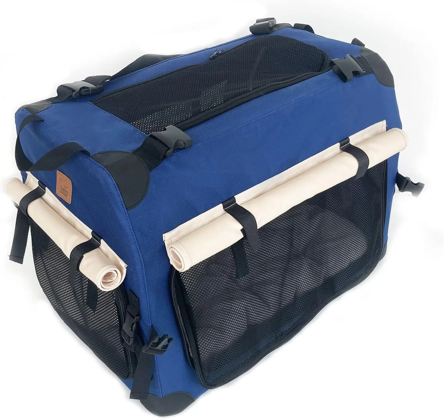 Large Cat Carrier 24x16.5x16.5in Soft-Sided Portable Folding Small Medium Dog Pet Carrier, with Comfortable Mat, Indoor & Outdoor Travel Collapsible Cat & Dog Crate