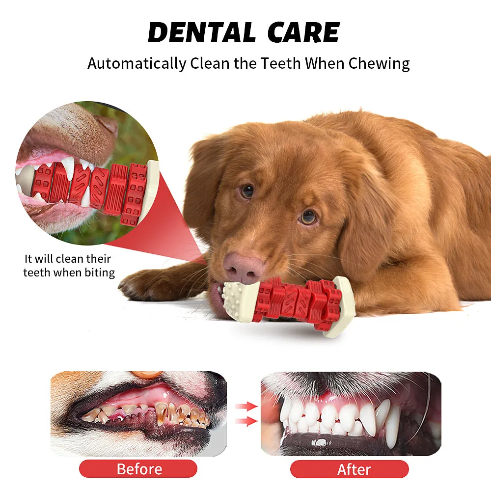 MASBRILL Dog Toys for Aggressive Chewers Large Breed , Interactive Chew Toy for Dogs – Brightly Colored Dog Enrichment Toy for Aggressive Chewers