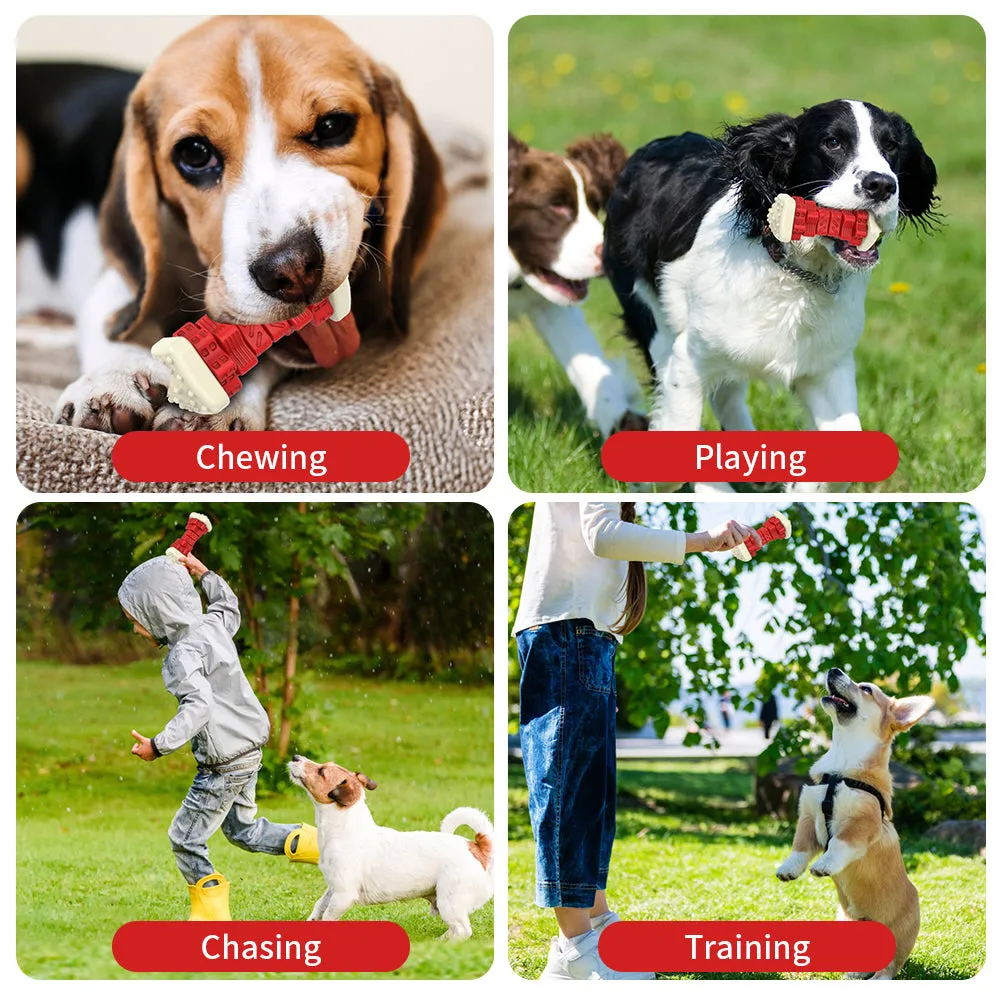 MASBRILL Dog Toys for Aggressive Chewers Large Breed , Interactive Chew Toy for Dogs – Brightly Colored Dog Enrichment Toy for Aggressive Chewers