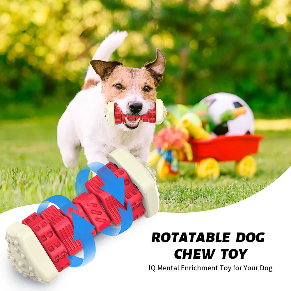 MASBRILL Dog Toys for Aggressive Chewers Large Breed , Interactive Chew Toy for Dogs – Brightly Colored Dog Enrichment Toy for Aggressive Chewers