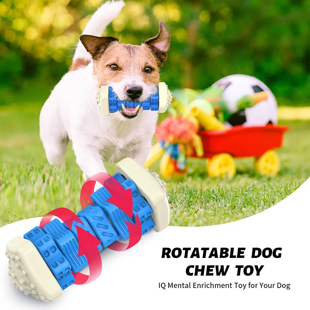 MASBRILL Dog Toys for Aggressive Chewers Large Breed , Interactive Chew Toy for Dogs – Brightly Colored Dog Enrichment Toy for Aggressive Chewers