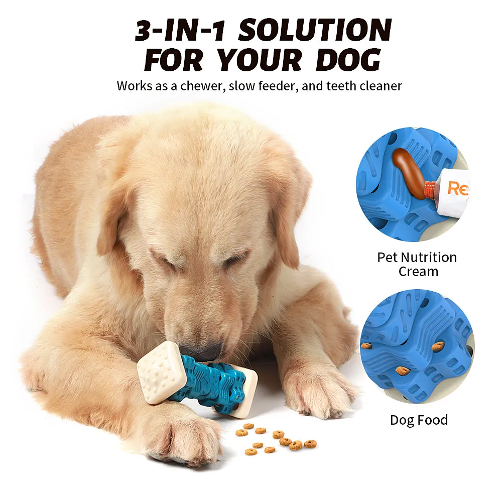 MASBRILL Dog Toys for Aggressive Chewers Large Breed , Interactive Chew Toy for Dogs – Brightly Colored Dog Enrichment Toy for Aggressive Chewers