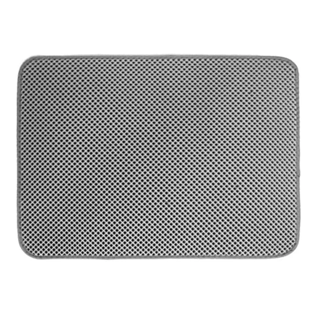 MerryBIY Cat Litter Mat EVA Double-Layer Pet Cat Litter Trapper Mats with Waterproof Bottom Non-slip Pet Litter Cat Mat Pet Supplies