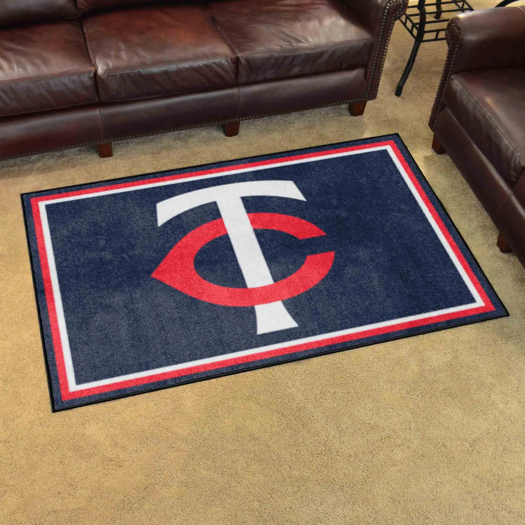 Minnesota Twins 4ft. x 6ft. Plush Area Rug