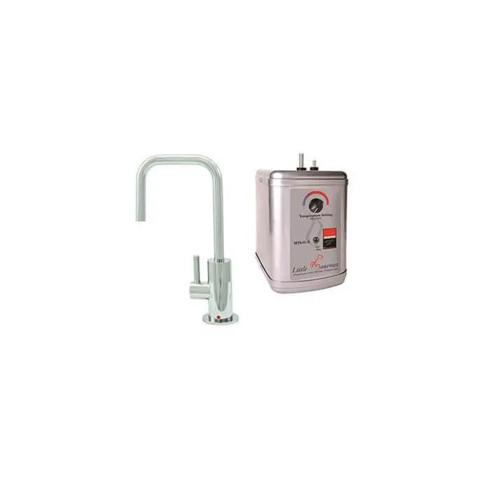 Mountain Plumbing MT1830DIY-NL Francis Anthony Hot Water Faucet (90° Spout) & Little Gourmet Premium Hot Water Tank