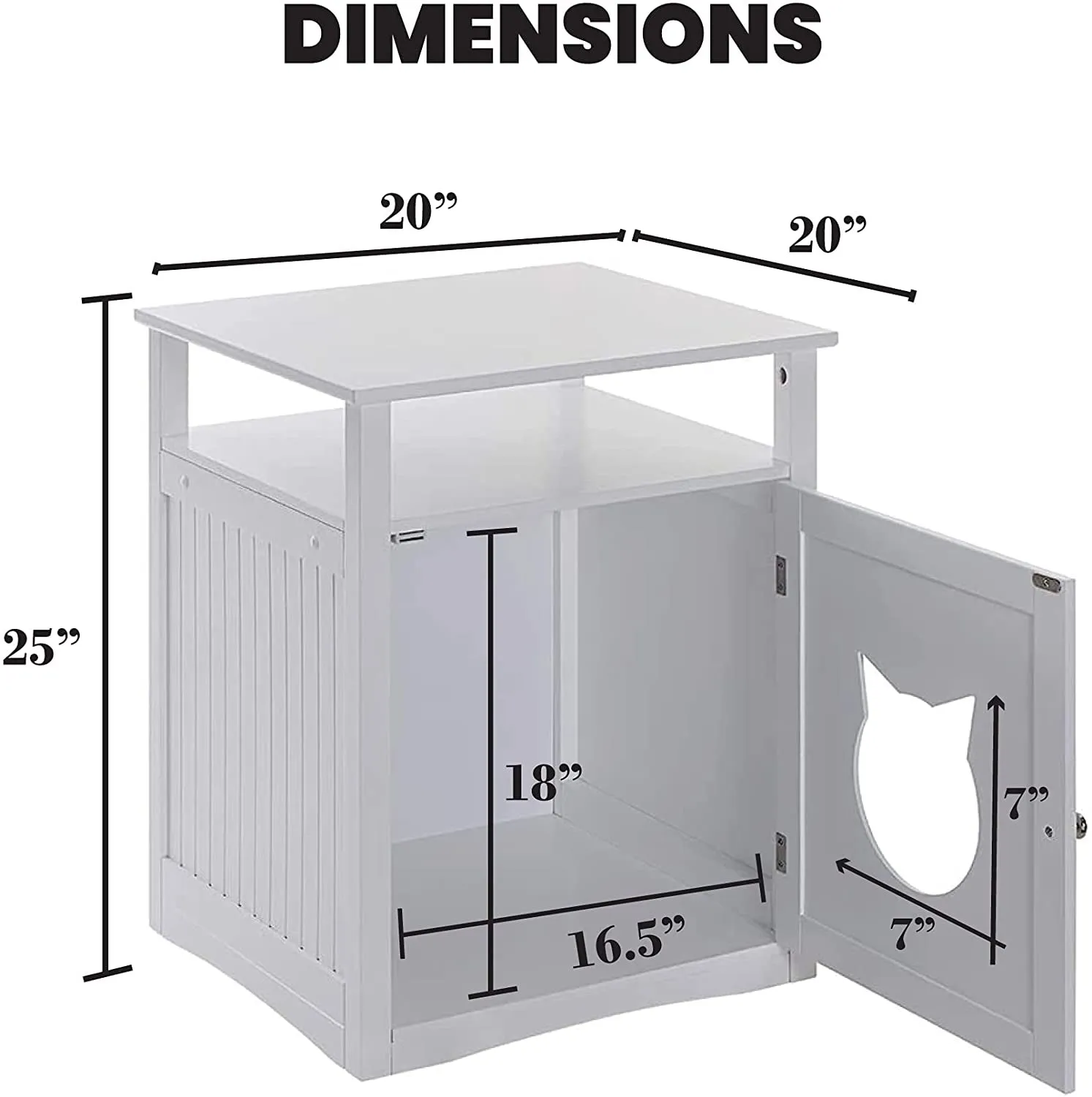 Nightstand Pet House/ Litter Box Furniture Indoor Pet Crate