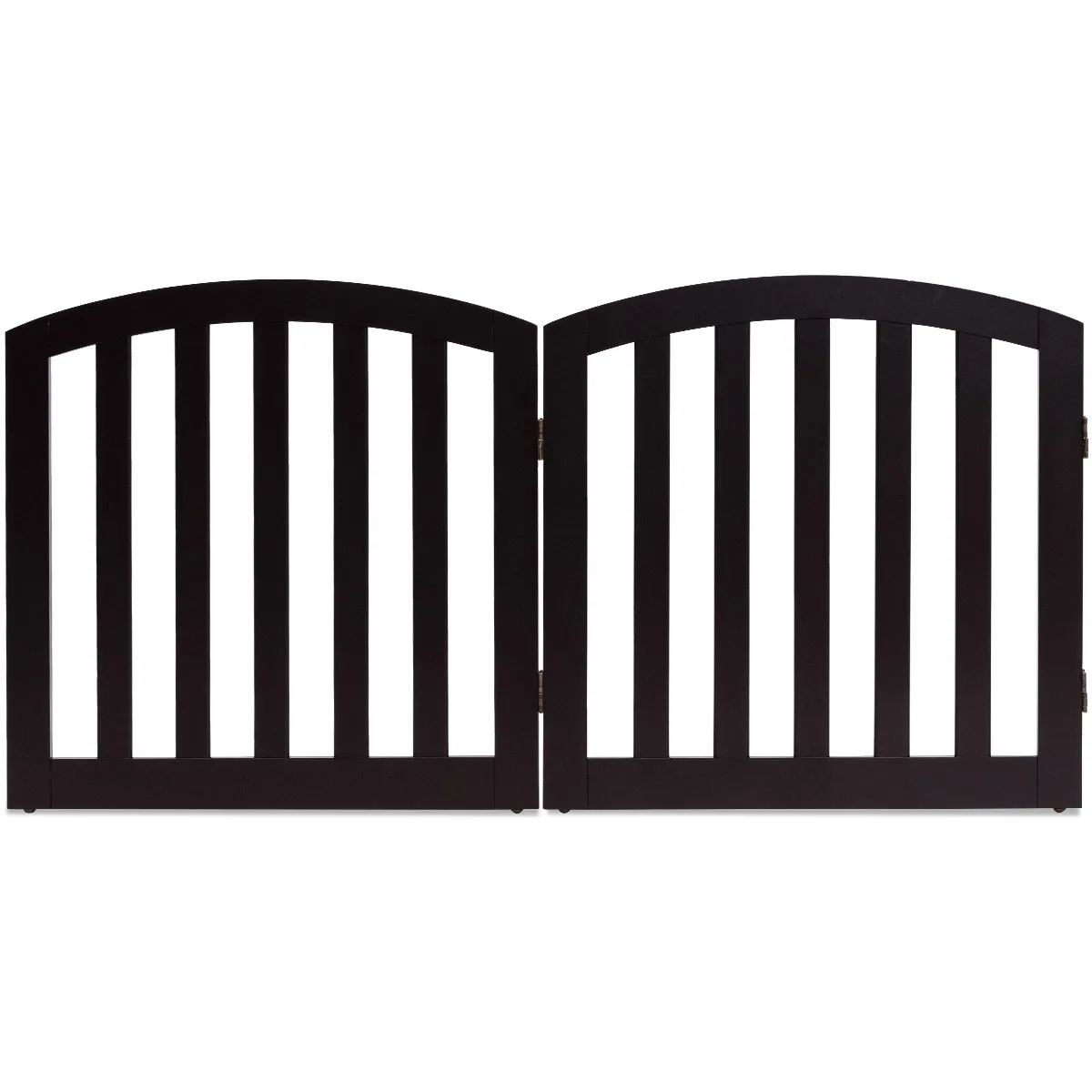 NNECW 61cm 2 Panel Folding Wooden Dog Gate Extension