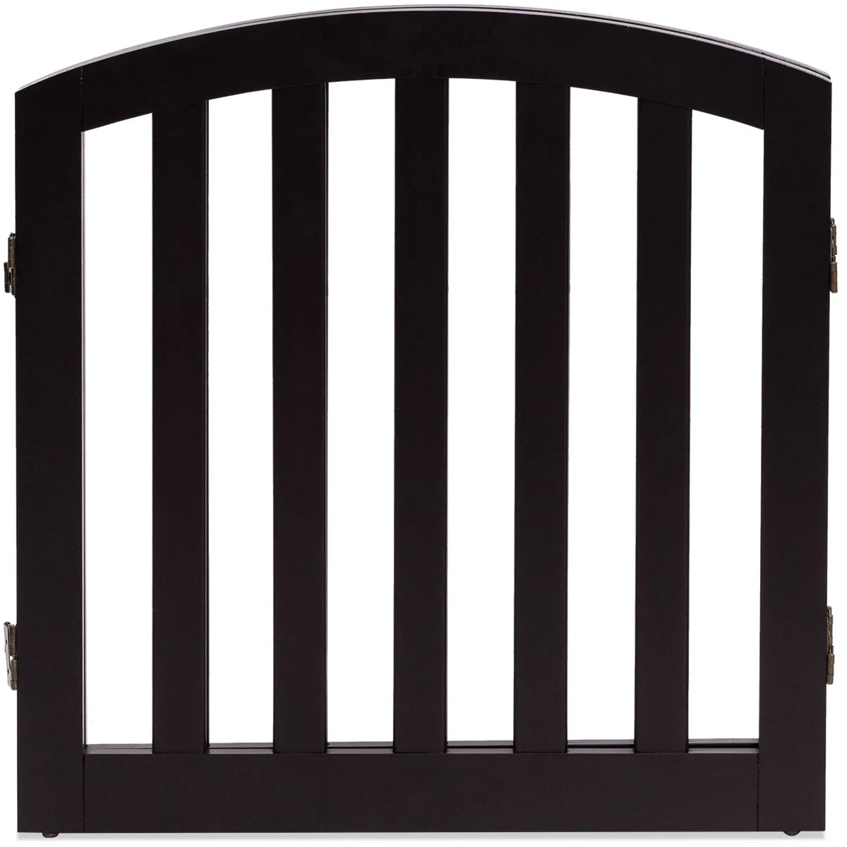 NNECW 61cm 2 Panel Folding Wooden Dog Gate Extension