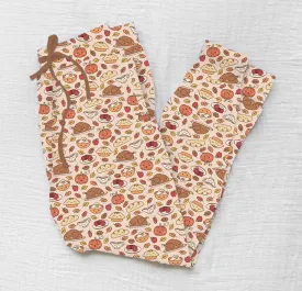 [Pre Order] Fabulous Fall Gobble til you Wobble - Women's Bamboo Lounge Joggers (EST SHIP LATE OCT)