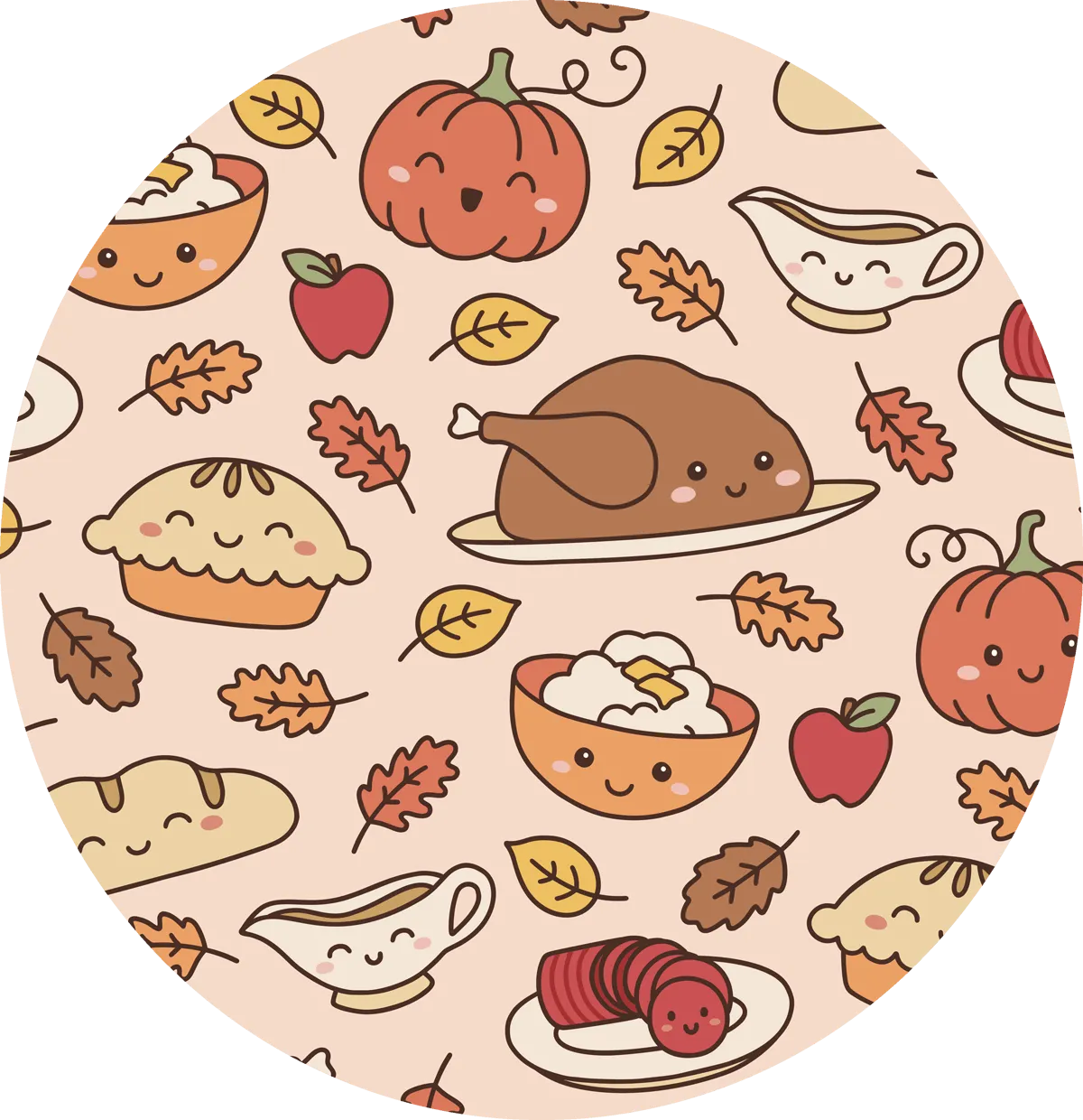[Pre Order] Fabulous Fall Gobble til you Wobble - Women's Bamboo Lounge Joggers (EST SHIP LATE OCT)