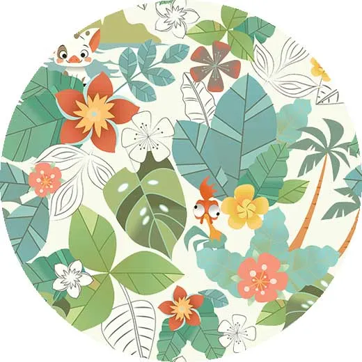 [Pre Sale] Whimsical & Wild Hei Hei & Pua - Women's Bamboo Lounge Joggers (EST SHIP LATE MARCH)