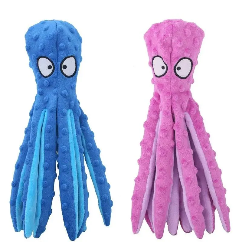 Puppy Dog Octopus Chew Toys Bite Resistant Interactive Toy
