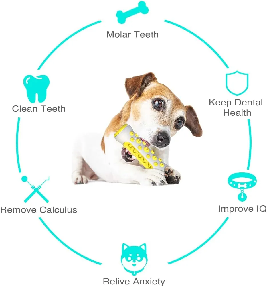 Puppy Teething Chew Toys with Food Dispensing