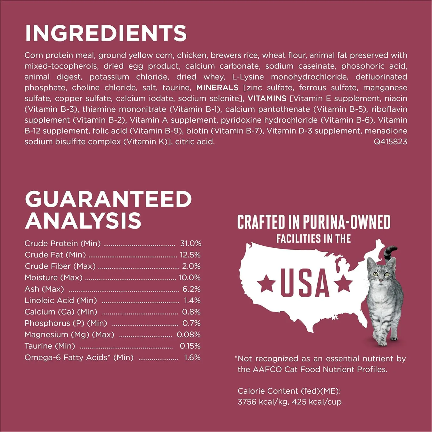 Purina ONE High Protein Dry Cat Food,  Plus Urinary Tract Health Formula - 3.5 lb. Bag