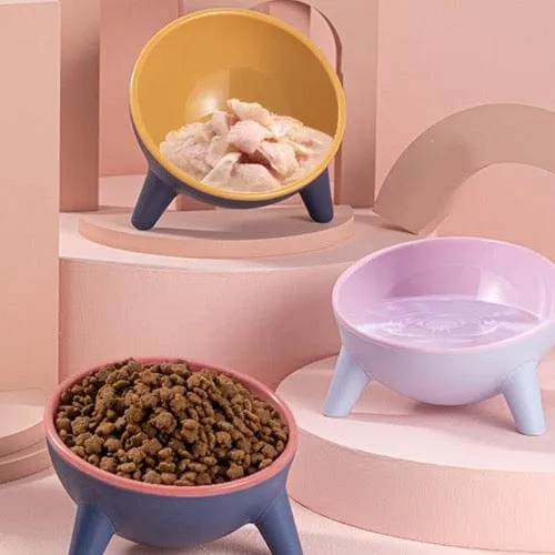 Raised Tilted Pet Bowls