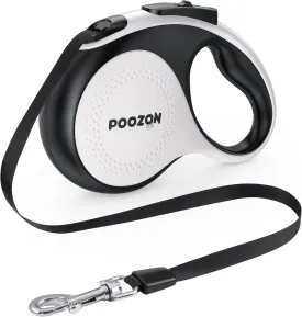 Retractable Dog Leash, 360 Tangle Free, 16 ft Strong Nylon Tap for Pets, Walking Leash for Medium and Large Dogs, Heavy Duty, One Button Break and Lock, Up to 66 lbs