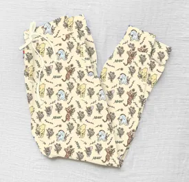 Spring Fever Flowers for Pooh - Women's Bamboo Lounge Joggers