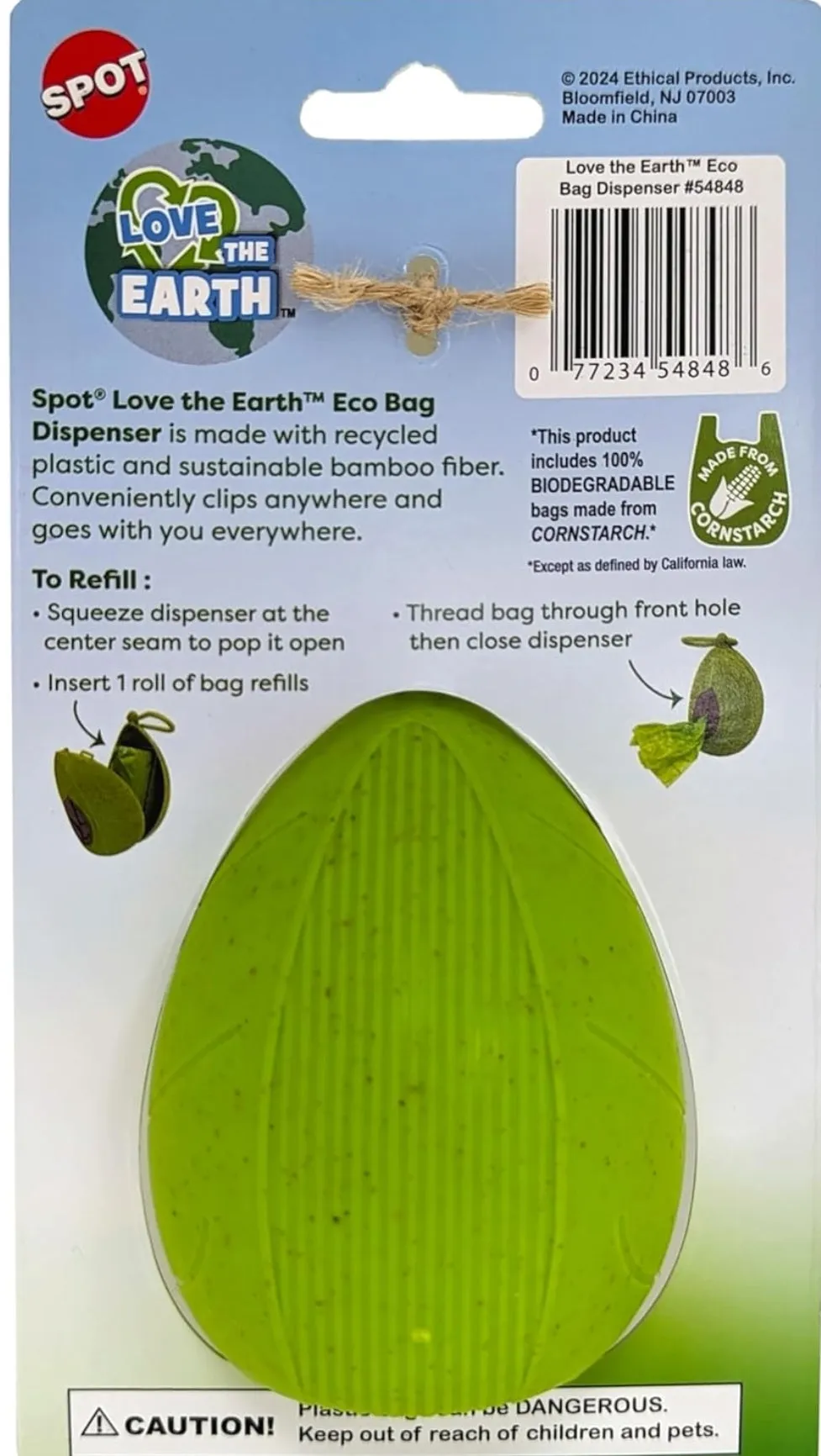 Sustainable Eco-Friendly 'Love The Earth' Bag by ETHICAL/SPOT