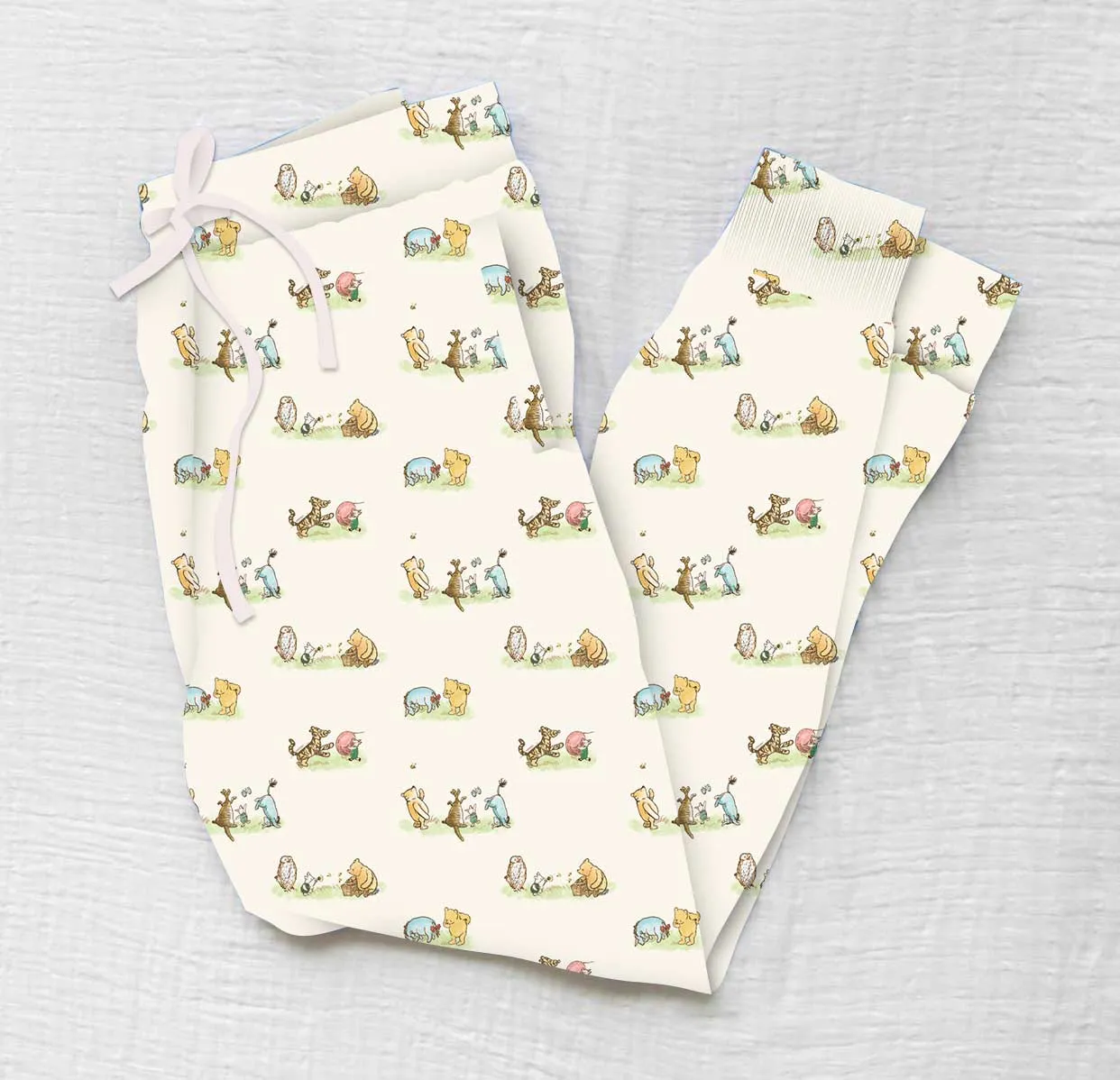 Sweet Summer Vintage Pooh - Women's Bamboo Lounge Joggers