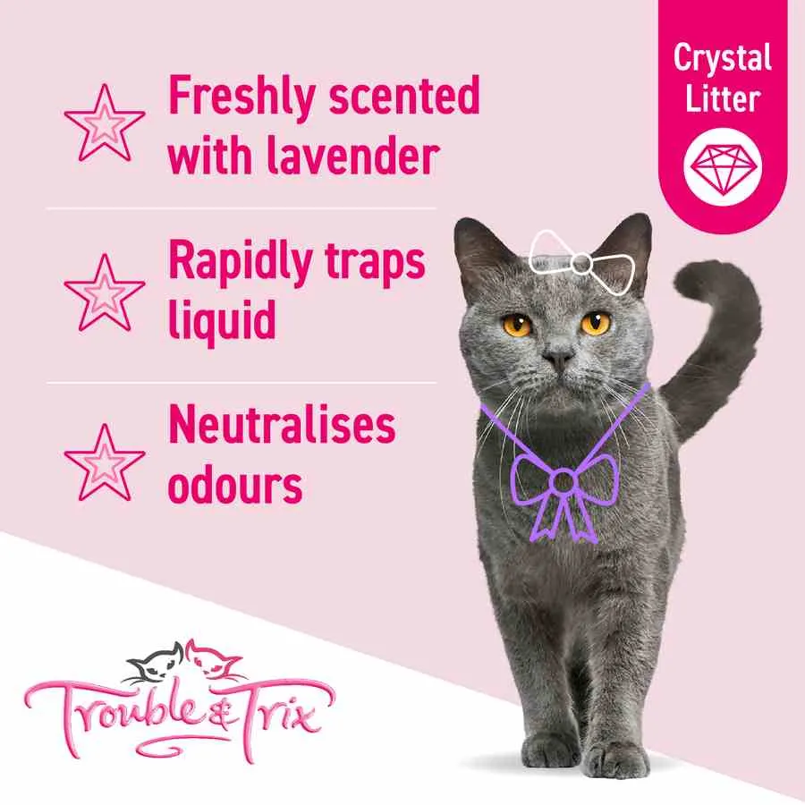 Trouble and Trix Odour Neutraliser Litter Lavender