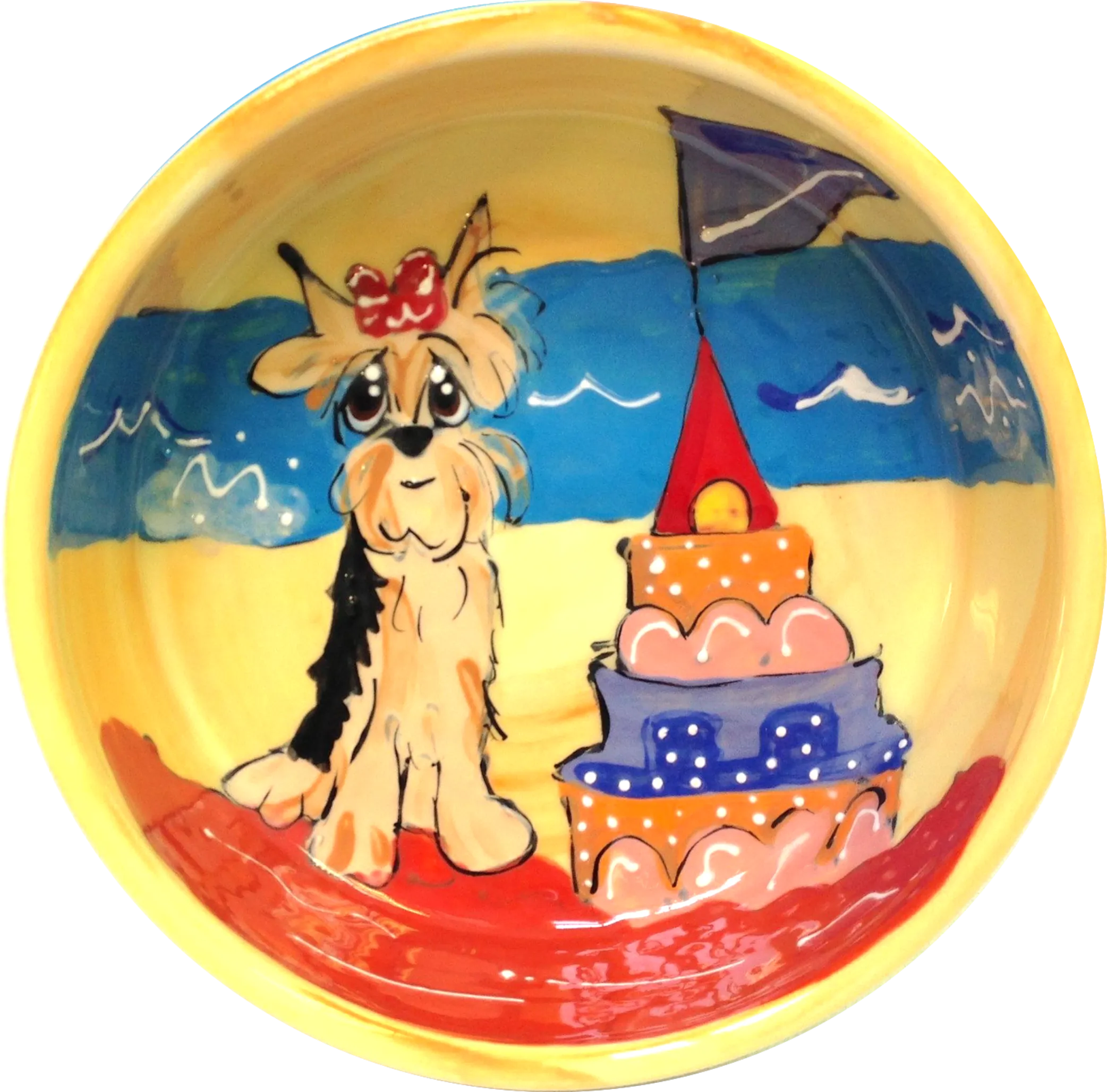 Vintage Yorkie Bowl