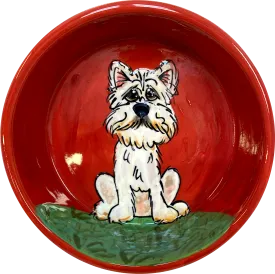 West Highland Terrier Water Bowl