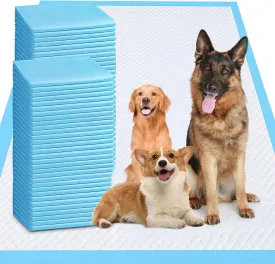 XXXXL Puppy Pee Pads for Dogs 32"x36" 60 Count, Extra Large Dog Pee Pads, Leak-Proof & Super Absorbent Dog Pee Pads, Thicken Disposable Potty Pads Puppy Training Pads for Cats Rabbits